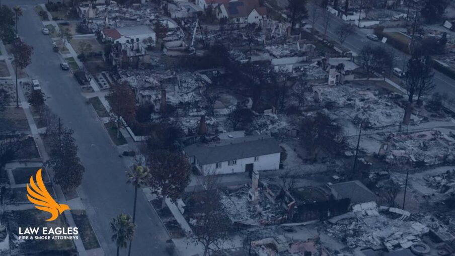 Los Angeles fire damage claim