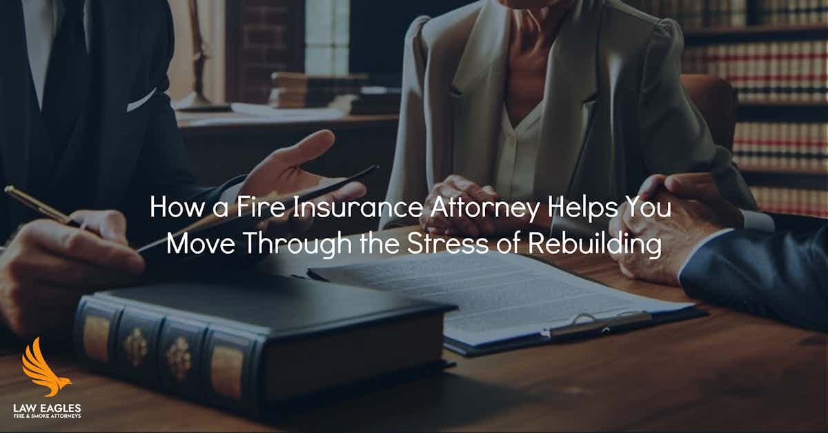 Featured image for “How a Fire Insurance Attorney Helps You Move Through the Stress of Rebuilding”